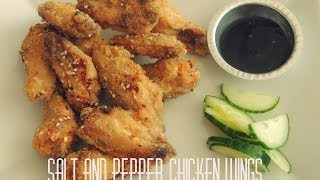 Salt and pepper chicken wings [upl. by Aisatsanna127]