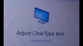 how to adjust cleartype text in windows 10  how to turn on cleartype text in laptop [upl. by Nosloc]