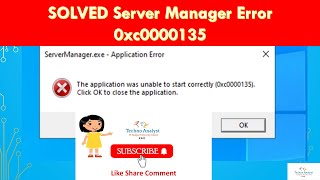 SOLVED Server Manager Error 0xc0000135 Application Error  Not working server  TechnoRD [upl. by Cathrine]