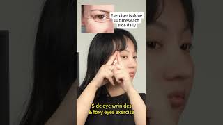 Face massage for eye wrinkles👀👀eyes eyewrinkles facefitnesschallenge faceyogaexercises [upl. by Dorcus722]