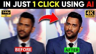 How to Convert Normal Video To 4K HD Video in 1 Click  Low Quality Video To High Quality Video [upl. by Maleeny775]