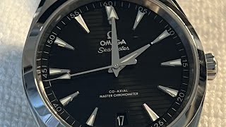 New Omega Seamaster Aqua Terra Black Lacquer DialBetter Than Rolex [upl. by Stanway]