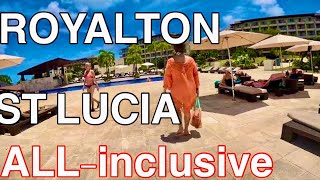 ROYALTON st LUCIA WALKTHROUGH 😍 Allinclusive RESORT St LUCIA [upl. by Ozan879]