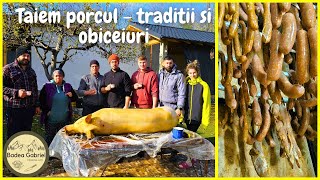 🐖 TAIEREA SI TRANSAREA PORCULUI  Ce tradiții și obiceiuri avem in Muntenia [upl. by Gaut362]