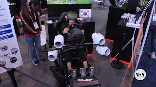 CES 2024 Consumer Electronics Show Highlighting Tech Artificial Intelligence  VOANews [upl. by Nylad393]