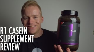 Rule 1 R1 Casein Protein Review  Micellar Casein Supplement [upl. by Arodaeht]