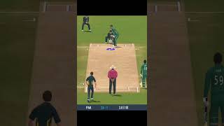 Adam Zampa game vs real bowling action rc24 🤯shorts ytshorts cricket rc24 RealCricket [upl. by Cosetta]