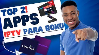 TOP2 Os melhores APLICATIVOS de IPTV 2024 pra ROKUSAMUNG E LG [upl. by Ainollopa633]