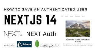 How to save an authenticated user to a database  authjs v5  prisma  mongodb database  beginner [upl. by Aicek207]