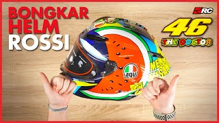 Cara Mudah Lepas Pasang Visor Dan Busa  Inner Pad Helm AGV Pista GP RR  RC Tutorial [upl. by Mavis188]