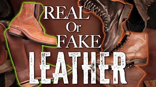 How to Distinguish Between Real and Fake Leather [upl. by Orlando684]