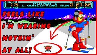 Feels Like Im Wearing Nothing At All Ned Flanders in Slalom NES Game [upl. by Niveb]