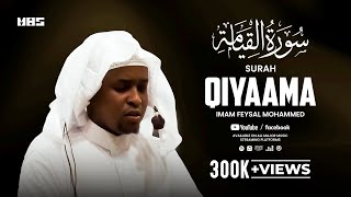 Surah Qiyamah  Imam Feysal  Audio Quran Recitation  Mahdee Hasan Studio [upl. by Raeann]