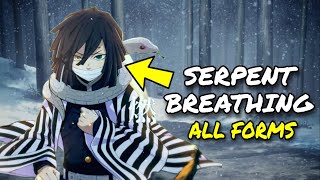 Every Serpent and Love Breathing Form Explained SPOILER ALERT  Demon Slayer Kimetsu No Yaiba [upl. by Ennasor]