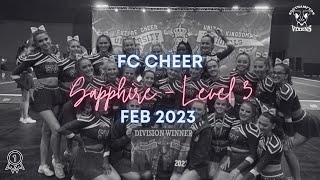 Sapphire  Level 3 FC Cheer Southampton Vixens [upl. by Josh]