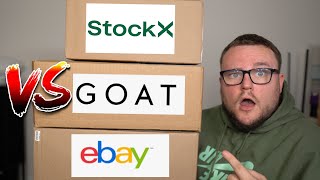 I Tried STOCKX vs GOAT vs EBAY Which is BEST For BUYING Sneakers [upl. by Dyer]