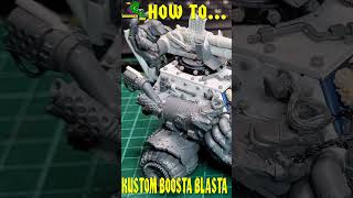 Kustom Boosta Blasta Kitbashed from Rukka Trukk Squig Buggy [upl. by Nolrah]