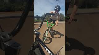 working on manuals bmx skatepark manual pikesonpushys [upl. by Ro585]