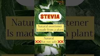 Natural sweeteners are not safe steviasideeffects naturalsugarfree sugarfreeindia [upl. by Alexina]