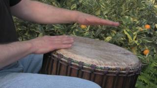 Gentle Djembe for Beginners 3 Playing in 68 Time Djembe lessons DVD [upl. by Libbna]