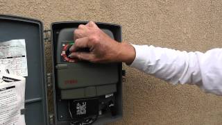 How to adjust your sprinkler control panel [upl. by Herrington]