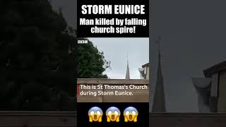 Man killed by falling church spire 😱 Hot Fuzz spoof Adam Buxton Simon Pegg [upl. by Oirottiv762]