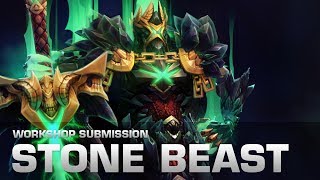 Dota 2 Stone Beast Wraith King Set  Collectors Cache Submission [upl. by Braeunig]