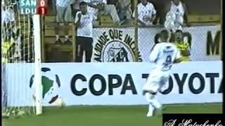 Santos 3 x 1 LDU EQU  Libertadores 2005  060405 [upl. by Keheley]