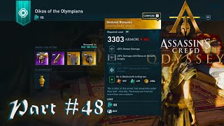 Assasins Creed Odyssey Oikos of the Olympians Skeletal Remains Part 48 [upl. by Tarton]