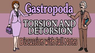 Gastropoda Torsion amp Detorsion Full Notes With Discussion [upl. by Ivanna]