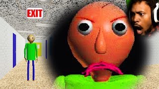 First Gameplay Back WHAT EVEN IS THIS GAME  Baldis Basics In Education and Learning [upl. by Tammie]