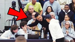 Matt Barnes Tries To Intimidate Student Announcer After His Son Gets a Tech [upl. by Asimaj]