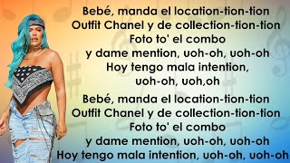 Karol G Anuel AA J Balvin  Location LetraLyrics [upl. by Brigham24]