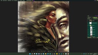 Учимся рисовать в технике от пятна в Paintstorm Studio на Windows 11 в прямом эфире [upl. by Harl]