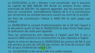 comptabilité des sociétés S4 partie 8 quot cas défaillant quot [upl. by Esilegna]