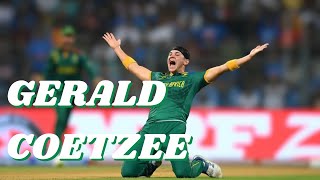 Gerald Coetzee Bowling  Wicket Compilation  Young South African Fast Bowler [upl. by Ambrogino799]