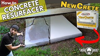 How to Resurface Concrete with Rapid Set NewCrete [upl. by Lowenstein371]