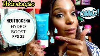 Resenha Hidratante Neutrogena Hydro Boost FPS 25 [upl. by Aihseya]