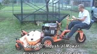 Scag 60quot Zero Turn Bush Hog Mower denisoninvestmentcom [upl. by Marketa976]