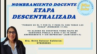 I TALLER ETAPA DESCENTRALIZADA [upl. by Ednalrym]