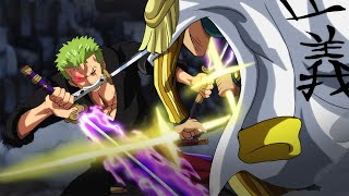 Zoro Gets Furious Because Kizaru Attacked Luffy  One Piece [upl. by Macguiness502]