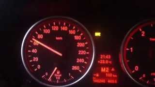 BMW 535d chip acceleration 0  170kmh [upl. by Burtis]