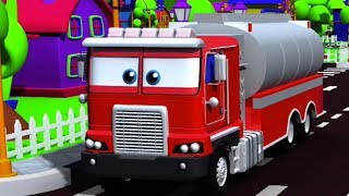 agua caminhão tenro  desenho animado  desenho infantil  crianças Vídeo  Water Tender Truck [upl. by Staw166]