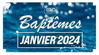 Baptêmes 14 Janvier 2024  Témoignages GLC Baudour [upl. by Novanod291]