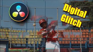 Using Digital Glitch as Effect Or Transition in DaVinci Resolve [upl. by Hildie]