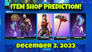 December 3 2023 Fortnite Item Shop CONFIRMED [upl. by Otrebla546]