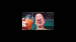 Bald Man Drinking Orange Juice But Its The Facebook Funny Laugh  Perfectly Cut Scream [upl. by Dera]