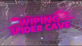 DEJAVU WIPING quotHMPquot SPIDER CAVE  OFFICIAL ARK PVP [upl. by Killoran]