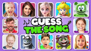 Guess The Meme amp Youtuber By Song 1  Lay Lay King Ferran Salish Matter MrBeast  Elsa Trolls 3 [upl. by Alvie]