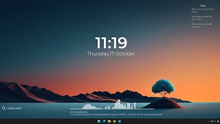 Make Windows 11 Look Clean  Minimal Theme Rainmeter [upl. by Animor121]